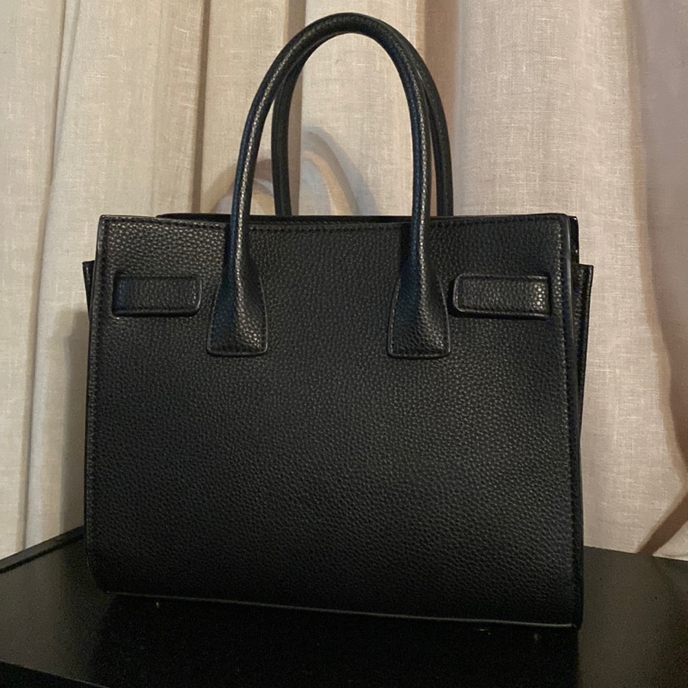 Black Leather Fashion Bag